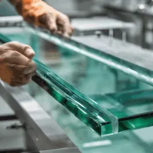 A high-quality, relevant image for an article about: How Toughened Glass is Made: Step-by-Step Proce