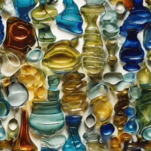 A high-quality, relevant image for an article about: How Decorative Glass is Made: Step-by-Step Guid