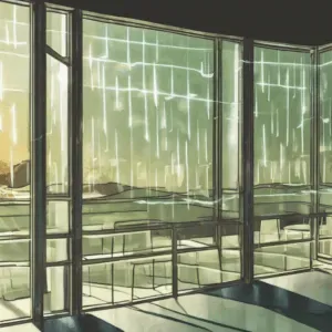A high-quality, relevant image for an article about: Reflective Glass: Cut Electricity Bills with En