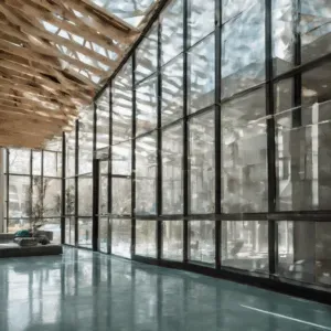A high-quality, relevant image for an article about: Building Glass Myths Debunked: Facts You Need t