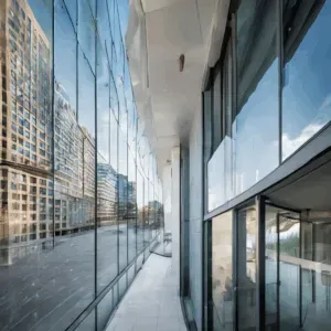 A high-quality, relevant image for an article about: Maintain & Clean Large Glass Facades: Expert Ti