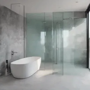 A high-quality, relevant image for an article about: Frosted vs Clear Glass: Best Choice for Interio