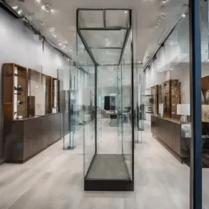 A high-quality, relevant image for an article about: Premium Glass Tips to Make Your Showroom Stand