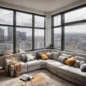 A high-quality, relevant image for an article about: Reduce Noise Pollution with Soundproof Glass Wi