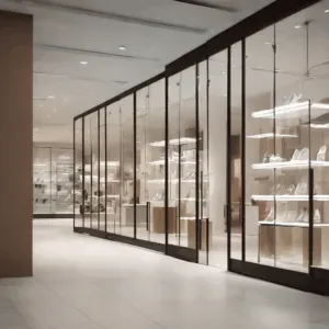 A high-quality, relevant image for an article about: Retail Store Glass Design Tips to Boost Foot Tr