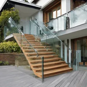 A high-quality, relevant image for an article about: Glass Balustrades: The Modern Alternative to Ra
