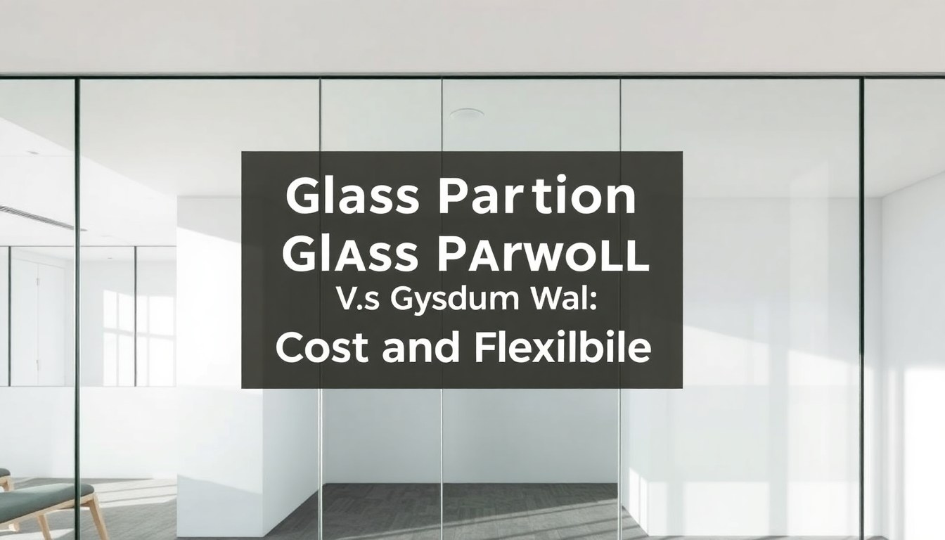 Office Cabin Glass Partition vs Gypsum Wall: Cost and Flexibility Comparison