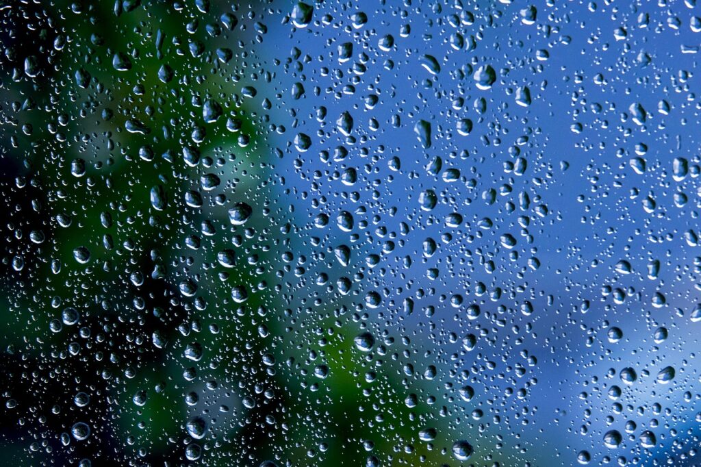 raindrop, glass, nature, rain, window, wet, window glass, water droplets, water, rainy, close up, waterdrop