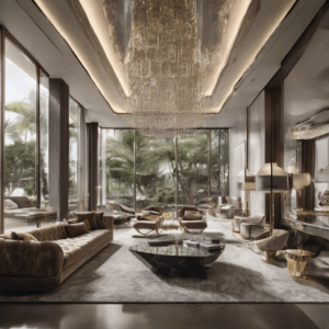 A high-quality, relevant image for an article about: Luxury Glass Redefining Interiors: From Paris t