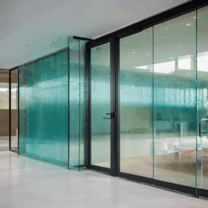 A high-quality, relevant image for an article about: Toughened vs Laminated Glass: Essential Guide f