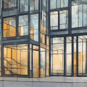 A high-quality, relevant image for an article about: Choosing the Right Glass: Safety, Privacy & Sty