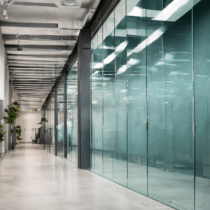 A high-quality, relevant image for an article about: Toughened Glass: The Best Choice for Commercial
