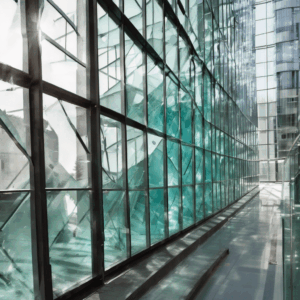 A high-quality, relevant image for an article about: Tempered vs Laminated Glass: Key Differences Ex