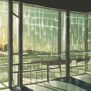 A high-quality, relevant image for an article about: Reflective Glass: Cut Electricity Bills with En