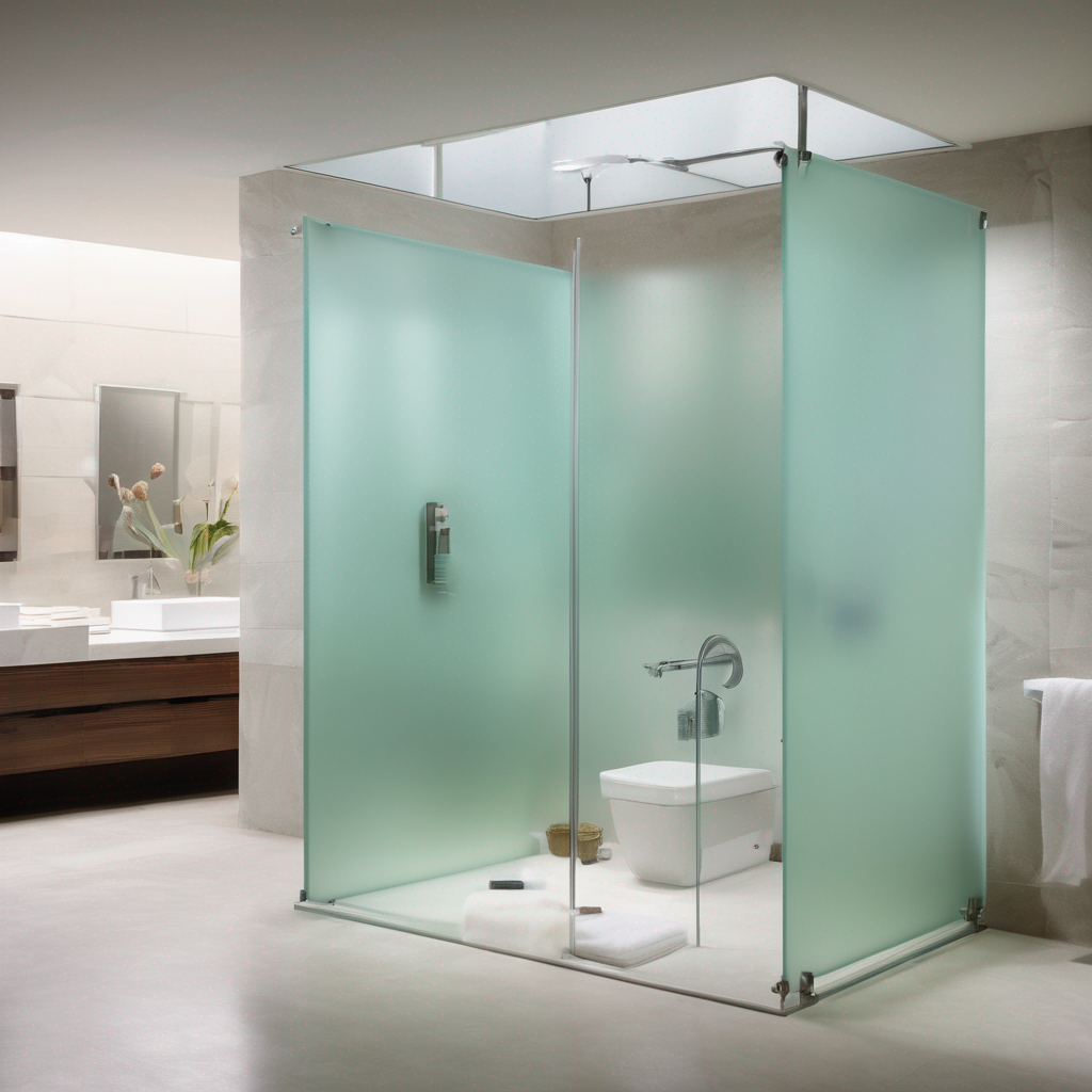 Frosted Glass Ideas for Bathrooms and Offices