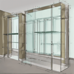 A high-quality, relevant image for an article about: How to Measure and Install Glass Panels: Step-b