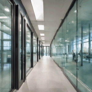 A high-quality, relevant image for an article about: Laminated Glass Security: Essential Guide for B