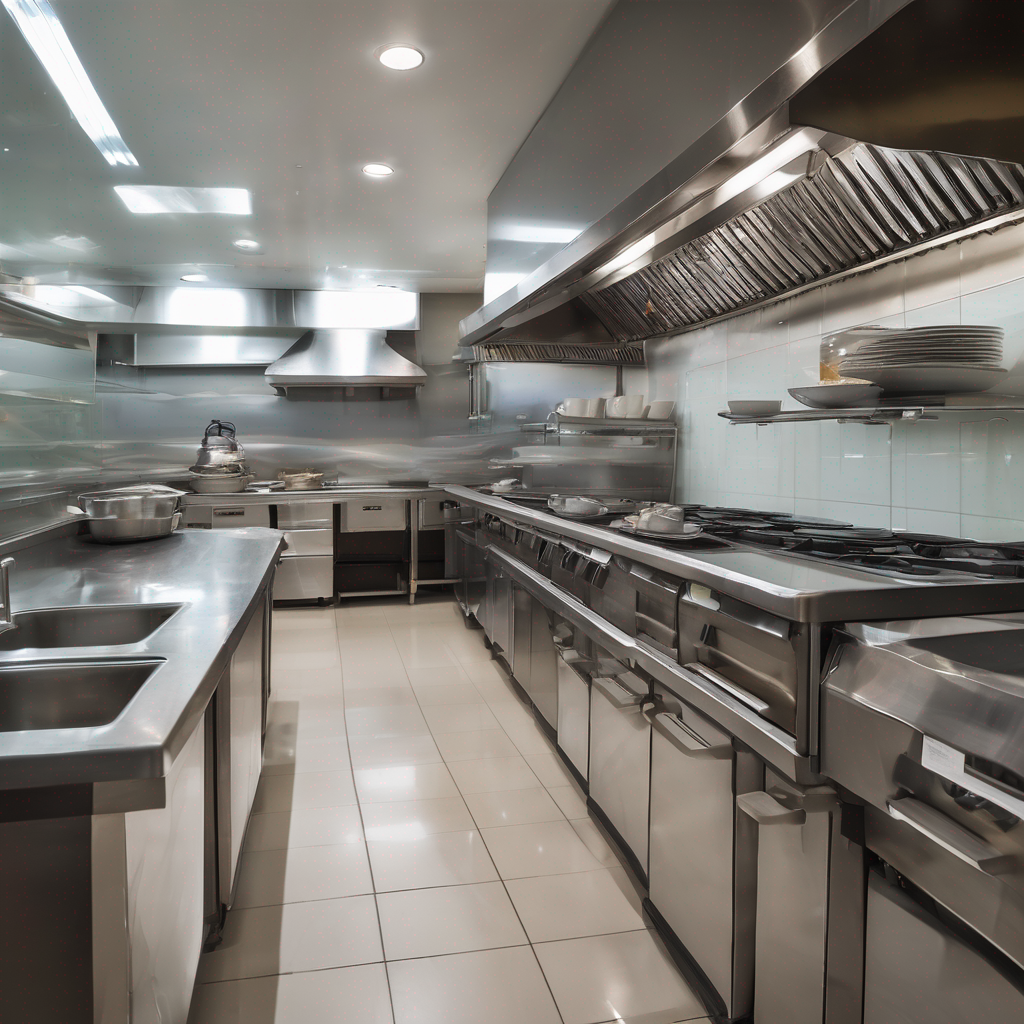 "Durable 3mm toughened glass panel in a sleek restaurant kitchen setting, showcasing resilience and modern design."