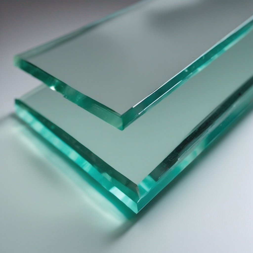 Illustration comparing cost and specifications of 3mm toughened glass and 5mm tempered glass for home interiors.