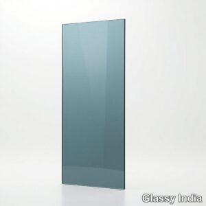 8mm Black Fluted Glass