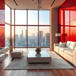 Designer Lacquered Glass