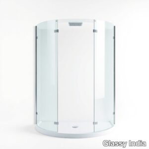 Sliding Shower With Flutad Glass