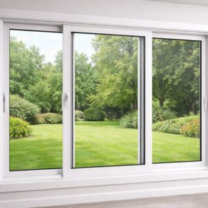 UPVC 3 Track Sliding Window