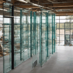 A high-quality, relevant image for an article about: Why Builders Choose Local Glass Manufacturers