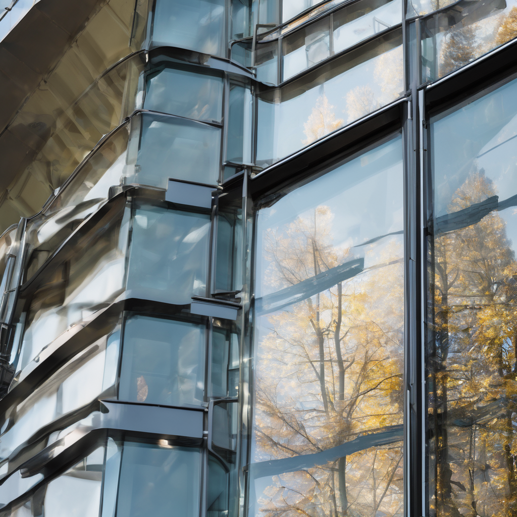 Illustration comparing IGU glass and single pane glass with labels highlighting energy efficiency, noise reduction, and durab