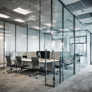 Illustration of Noise Reduction Glass for IT Offices: Enhance Productivity Today