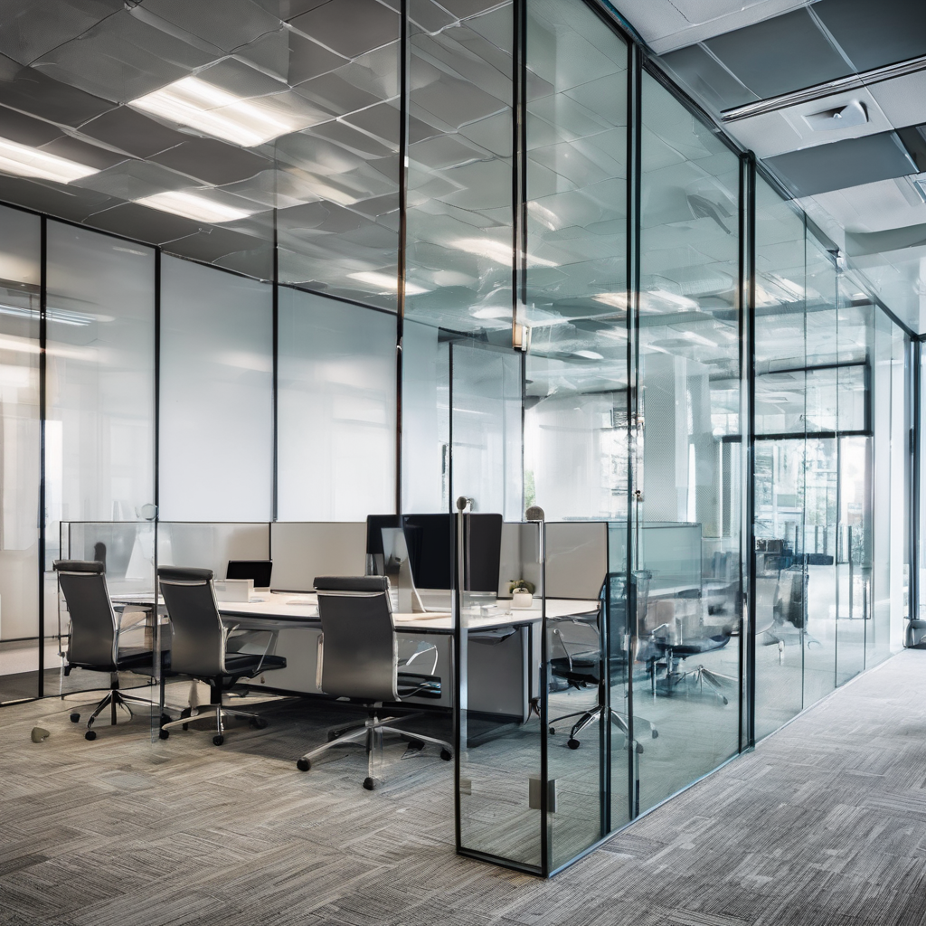 Illustration of Noise Reduction Glass for IT Offices: Enhance Productivity Today