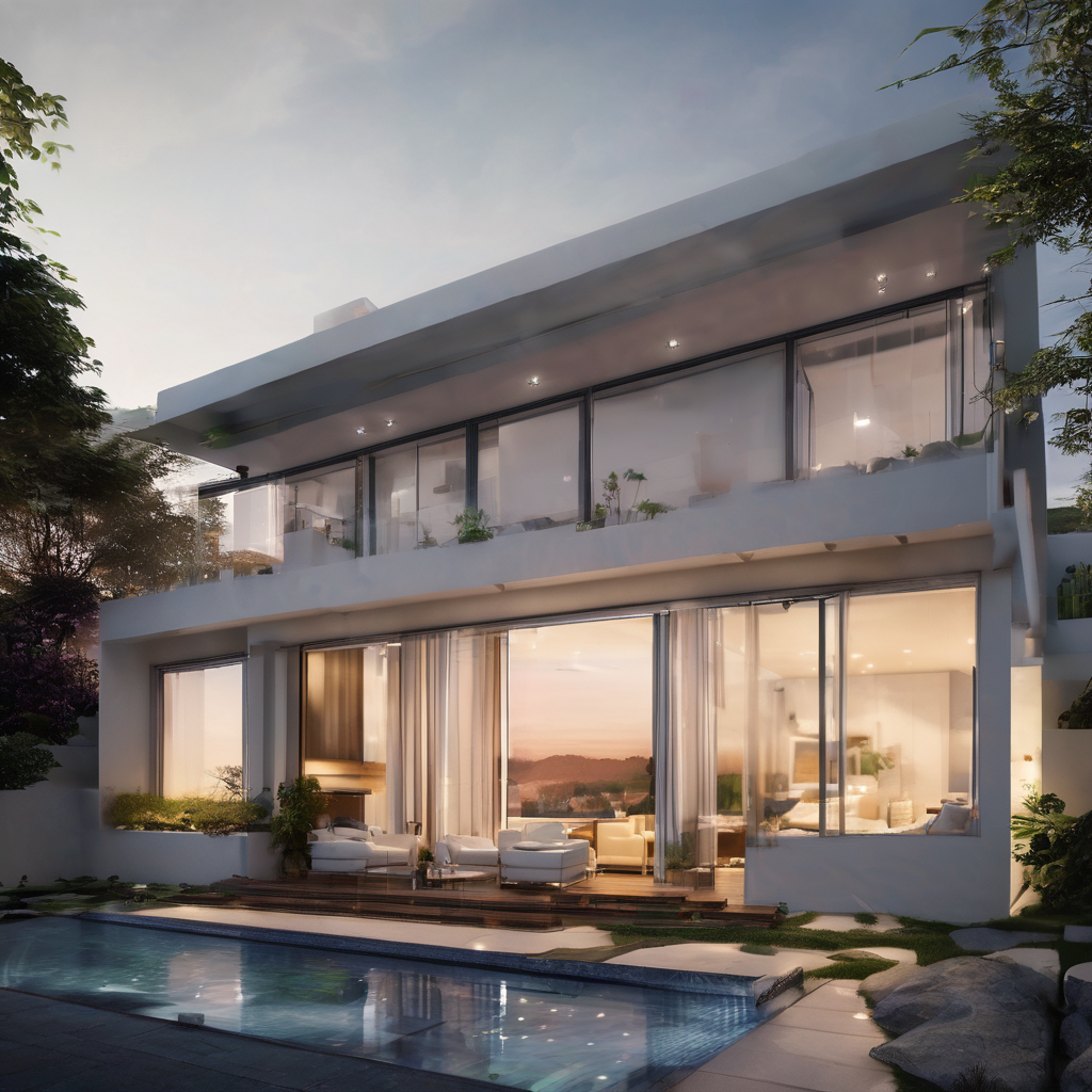 Illustration of Solar Control IGU Glass for Rooftop Homes in Bangalore